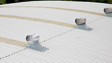 きれいな工場屋根